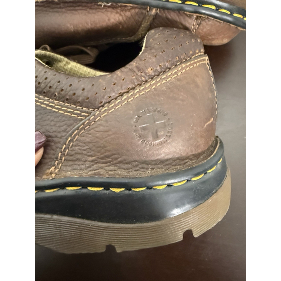 Dr. Martens Shoes Men\'s Size 10M Brown Leather Rohan Oxford Lace Up Chunky main image 8